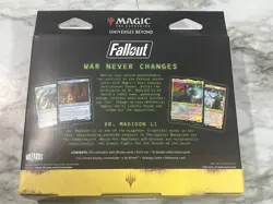 MTG MAGIC THE GATHERING FALLOUT SCIENCE! COMMANDER DECK Factory Sealed - Image 2