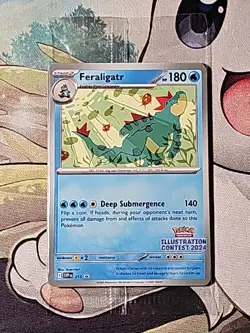 Pokemon Day 2025 Promo Illustration Contest 2024 Promo SEALED Feraligatr Pikachu - Image 1