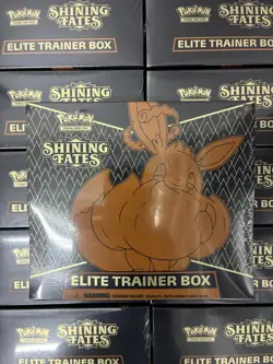Pokemon Shining Fates Elite Trainer Box ETB Lot of 10 SEALED Boxes - Case Fresh - Image 1