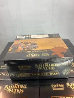 Pokemon Shining Fates Elite Trainer Box ETB Lot of 10 SEALED Boxes - Case Fresh - Image 2