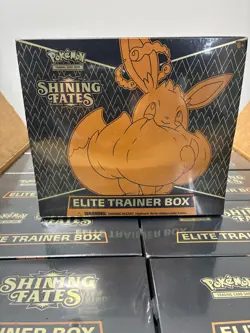 Pokemon Shining Fates Elite Trainer Box ETB Lot of 10 SEALED Boxes - Case Fresh - Image 3