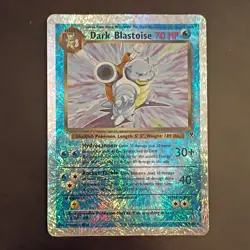 Pokemon Dark Blastoise Legendary Collection 4/110 Reverse Holo Rare 70 HP 2002 - Image 1