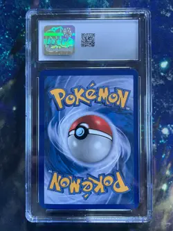 CGC 9 INVERTED HOLO ERROR Vaporeon #19 Unseen Forces Reverse Holo Pokemon 2005 - Image 3