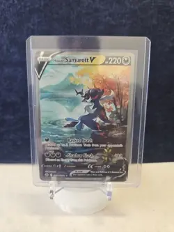 Hisuian Samurott V GG51/GG70 Pokemon Crown Zenith: Galarian Gallery Holo - Image 1
