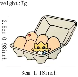 Pokemon Togepi Egg Carton Custom Enamel Pin Brooch Nintendo Anime Discount - Image 3