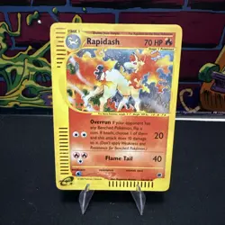 Pokemon TCG Expedition 26/165 Rapidash Holo LP-MP - Image 1
