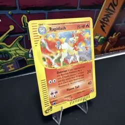 Pokemon TCG Expedition 26/165 Rapidash Holo LP-MP - Image 2