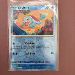 Squirtle Promo 007/165 Cosmos Reverse Holo Costco Exclusive 151 Pokemon NM - Image 1