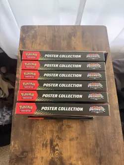 Pokemon TCG Prismatic Evolutions Poster Collection 6 Sealed Boxes - Image 3