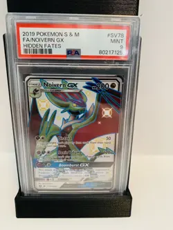 psa 9 2019 pokemon S & M FA/ Noiverni GX Hidden Fates - Image 1