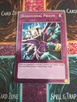 Yu-Gi-Oh! Dimensional Prison NKRT-EN034 Platinum Rare Limited Near Mint - Image 1