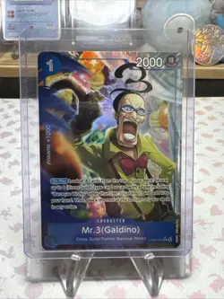 OP09-056 Mr.3(Galdino) Alt Art Alternate One Piece TCG PRB02 The Best Vol. 2 - Image 1