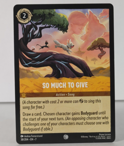 So Much To Give - Archazia's Island - 38/204 - Lorcana TCG - singles - Image 1