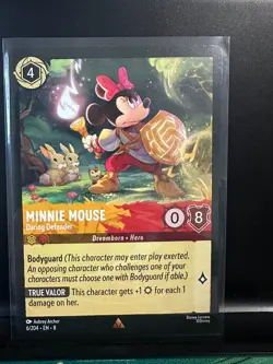 Disney Lorcana: Reign of Jafar - Minnie Mouse, Daring Defender - 6/204 - Image 1