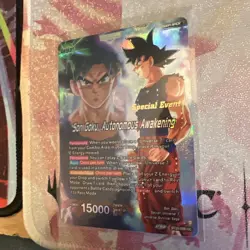 Son Goku Autonomous Awakening EVENT STAMP Foil Dragon Ball Super Card Game | NM - Image 3