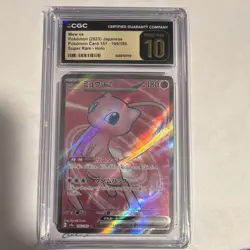 Pokemon Mew ex 195/165 Sv2a Card 151 CGC 10 Super Rare Holo Japanese 2023 - Image 1
