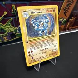 Pokemon TCG Machamp 1st Edition Holo Rare Card Base Set 8/102 - Image 2