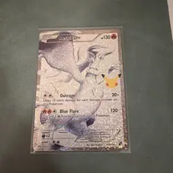 Reshiram 113/114 Celebrations Holo Full Art Ultra Rare Pokemon Card TCG NM - Image 1