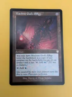 Machine God's Effigy. Artifact. The Brothers War Commander. MTG Card. - Image 1