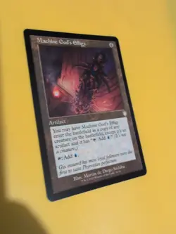 Machine God's Effigy. Artifact. The Brothers War Commander. MTG Card. - Image 3