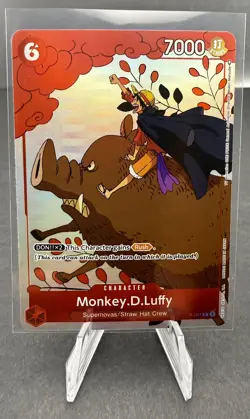 Monkey.D.Luffy (Gift Collection 2023) P-001 One Piece Promotion Cards Foil - Image 1