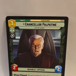 Star Wars Unlimited Chancellor Palpatine Rare Card 82/264 Secrets Of Power - Image 3