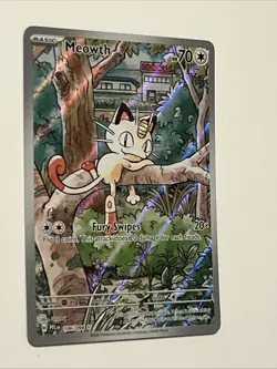 Meowth 106/094 Phantasmal Flames English Pokemon Card TCG - Image 1