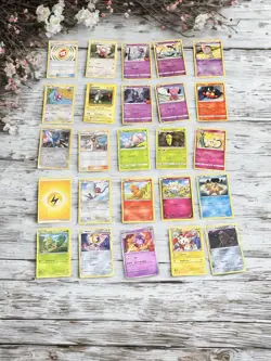Lot # 6 Pokemon Bundle Mix Cards Fair Condition Lot Of 25 - Image 1