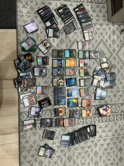 Magic the Gathering Card Lot MTG Many Secret Rare + Holo See Pictures - Image 1