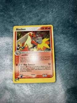 Pokemon TCG Blaziken Holo Rare Card 3/109 Ruby and Sapphire MP - Image 1