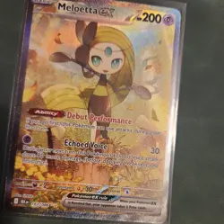 Meloetta EX Black Bolt Special Illustration Rare Pokemon TCG Card 167/086 - Image 1