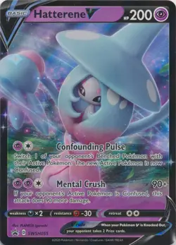 UR-01 Holo Hatterene V SWSH055 Promo SWSH: Sword & Shield Promo Cards - Image 1