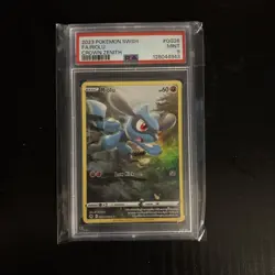 Pokemon Card Riolu Full Art Holo Rare PSA 9 Mint, Crown Zenith #GG26, 2023 - Image 1