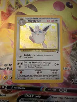 Pokemon Card Base Set 2- Wigglytuff 16/64 Holo Foil Rare. - Image 1