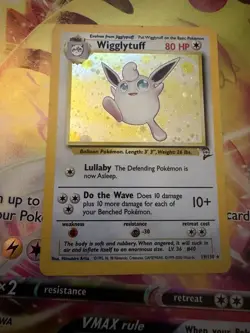 Pokemon Card Base Set 2- Wigglytuff 16/64 Holo Foil Rare. - Image 3