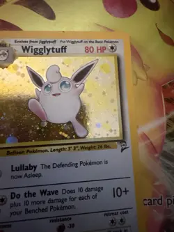 Pokemon Card Base Set 2- Wigglytuff 16/64 Holo Foil Rare. - Image 5