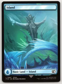 Magic Final Fantasy Basic Lands Complete Set of 15 - Full Art Land - MTG - NM - Image 5