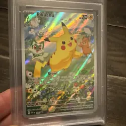 2024 Pokemon Svp En Pikachu Paldea Adventure Chest #88 PSA 9 - Image 2