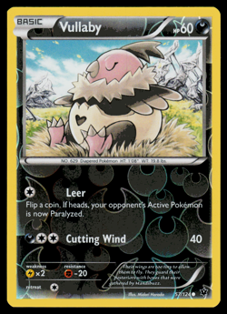 Pokemon - XY - Fates Collide Vullaby 57/124 Reverse Holo - NM - Image 1
