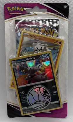 Pokemon Sword Shield Fusion Strike Urshifu Checklane BLISTER Pack SEALED! - Image 1