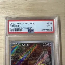 Drowzee 210/198 PSA MINT 9 2023 POKEMON Scarlet & Violet Illustration Rare - Image 3