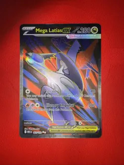 Pokemon Mega Evolutions Mega Latias ex 163/132 English EX+ SIR FULL ART!! - Image 1