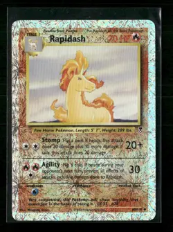 2002 Pokemon Legendary Collection Rapidash 60/110 Reverse Foil Lightly played - Image 1