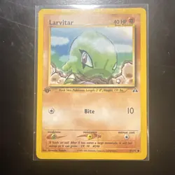 Pokemon Neo Discovery 1st Edition Larvitar #57/75 2001 - Image 1