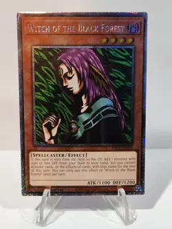 Yugioh! Witch of the Black Forest RA03-EN091 Platinum Secret Rare NM - Image 1