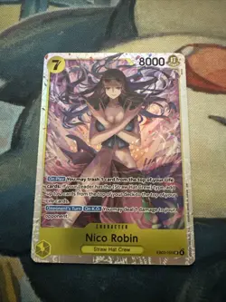 One Piece CCG Nico Robin SR EB03-055 NM English Heroine Edition - Image 1