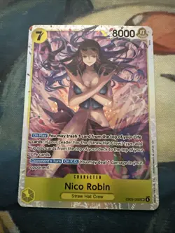 One Piece CCG Nico Robin SR EB03-055 NM English Heroine Edition - Image 4