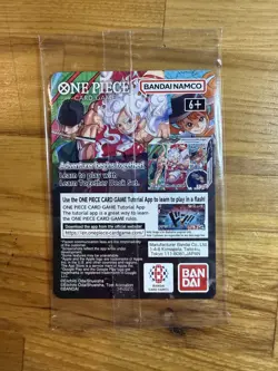 One Piece Monkey.D.Luffy College Basketball US Voyage Promo Card Sealed Rutgers - Image 2