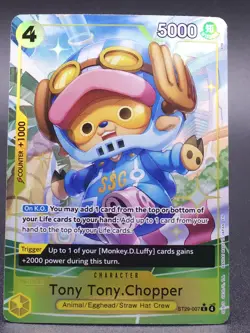 Tony Tony. Chopper FULL ART ST29 Egghead One Piece - Image 1