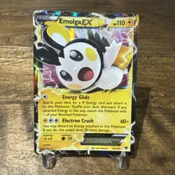 Pokemon Card Emolga EX 46/146 Ultra Rare XY Base Set Near Mint - Image 1